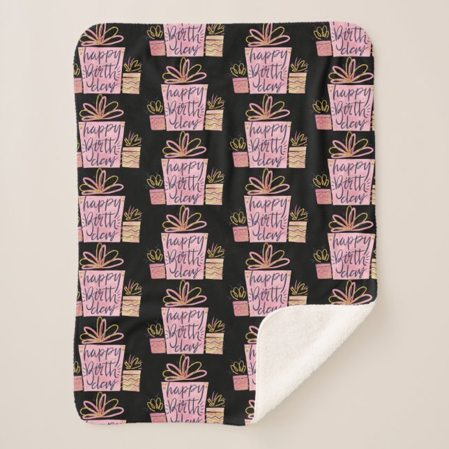 Cobertor Sherpa Parabéns Sherpa Blanket (Frente)