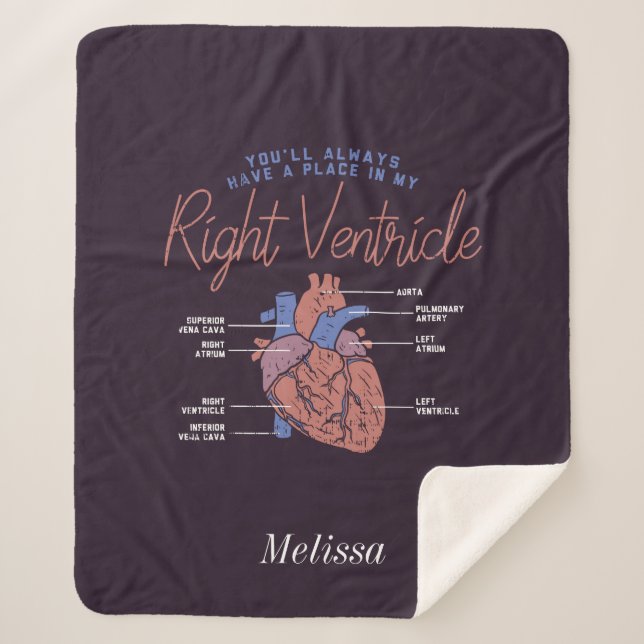 Cobertor Sherpa paramédico EMT Personalizado para sempre Amor (Frente)