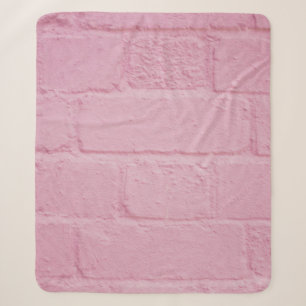 COBERTOR SHERPA PAREDE DE PINK PINTADO