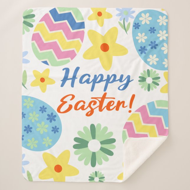 Cobertor Sherpa Páscoa (Frente)