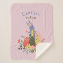 Páscoa recém-nascida para a menina