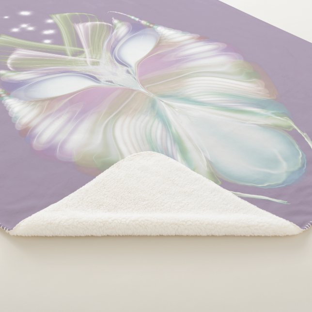 Cobertor Sherpa Pastel Purple Oracle Owl (3/4)