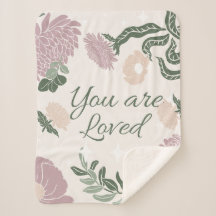 Pastel Selvagens Rosa e verde Você é amado