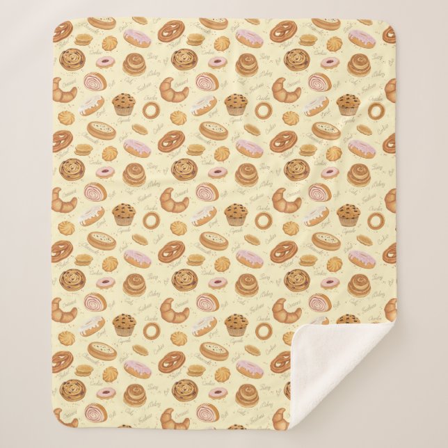 Cobertor Sherpa Pastries (Frente)