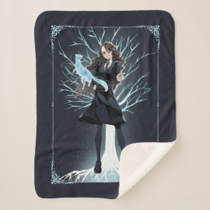 Cobertor Sherpa Patronus do Anime Hermione Granger