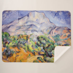 Cobertor Sherpa Paul Cezanne - Mont Sainte-Victoire, Tholonet Road