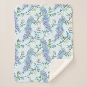 Cobertor Sherpa Pavão bonito