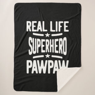 Cobertor Sherpa Pawpaw, super-herói da vida real Pai avô