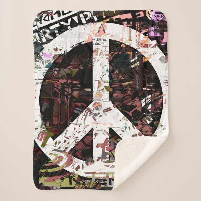 Cobertor Sherpa Paz (Frente)