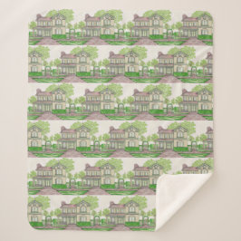 Cobertor Sherpa Peach Farmhouse Sherpa Blanket