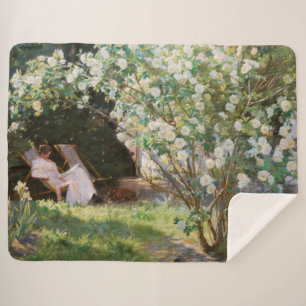 Cobertor Sherpa Peder Severin Kroyer - Rosas