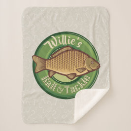 Cobertor Sherpa Peixe personalizado e Compre-se à pesca