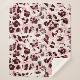 Cobertor Sherpa Pele Animal Leopardo: Tie Dye Elegance.