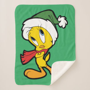 Cobertor Sherpa Pensamentos de Natal TWEETY™