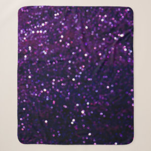 Cobertor Sherpa Perigo Roxo: Fundo das Luzes Luminosas