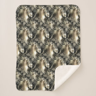 Cobertor Sherpa Pérolas Douradas