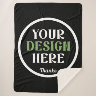 Cobertor Sherpa personalizado, exclusivo, elegante e minimalista