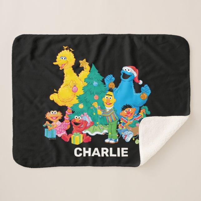 Cobertor Sherpa Personalizado Gonger Sherpa Blanket (Frente (Horizontal))