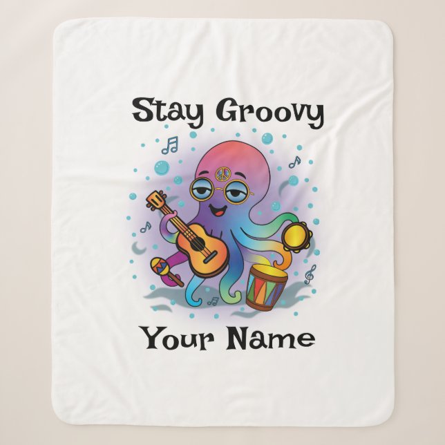 Cobertor Sherpa Personalizado | Nome e Texto de Po (Frente)