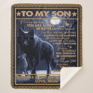 Cobertor Sherpa Personalizado Para Meu Filho