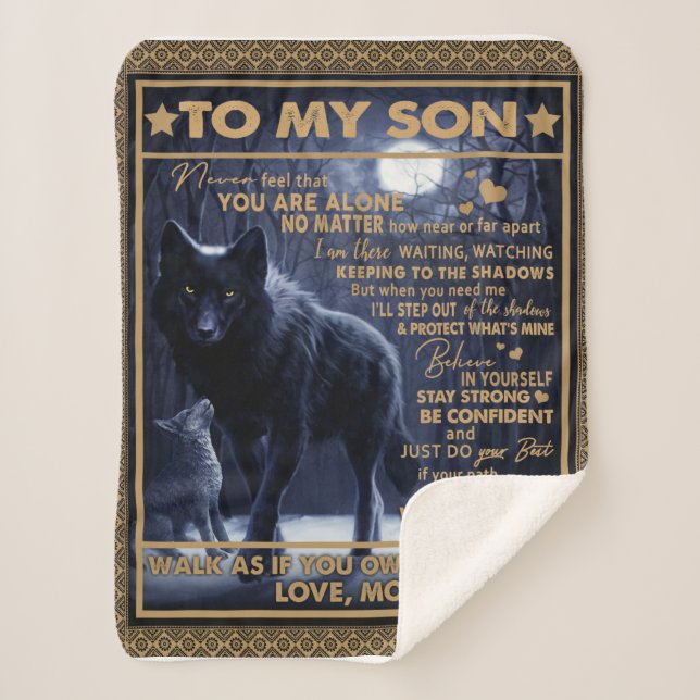 Cobertor Sherpa Personalizado Para O Presente De Aniversário Do Me (Frente)