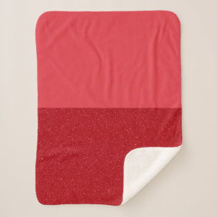 Cobertor Sherpa Personalizado – Vermelho Tomate de