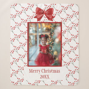 Cobertor Sherpa Personalizar Foto Feliz Natal