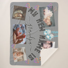 Cobertor Sherpa ✨ Personalizar meu NOVO NOME É O VOVÔ