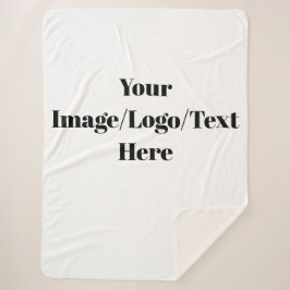 Cobertor Sherpa Personalizar ou personalizar