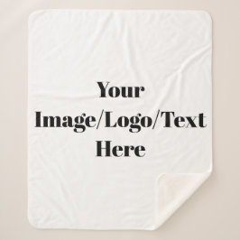 Cobertor Sherpa Personalizar ou personalizar