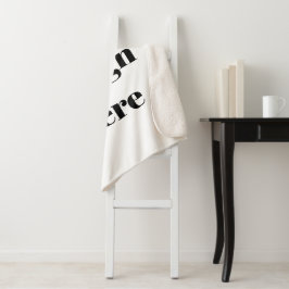 Cobertor Sherpa Personalizar ou personalizar