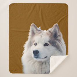 Cobertor Sherpa Personalized Dog Photo Blanket