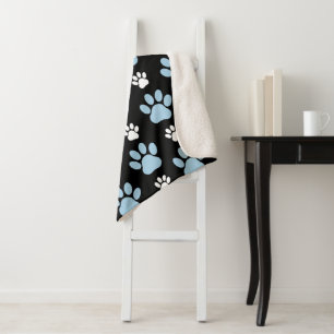 Cobertor Sherpa Pestanas, Patas Azuis, Patas De Cães, Patas De Ani