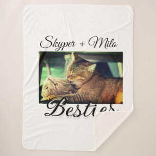 Cobertor Sherpa Pet Frities adiciona nome e foto animal amor