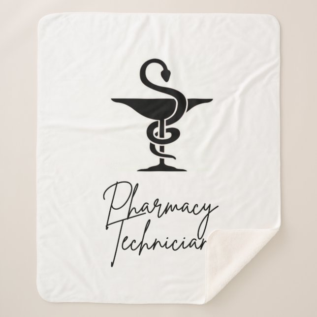 Cobertor Sherpa Pharmacy Technician Blanket (Frente)