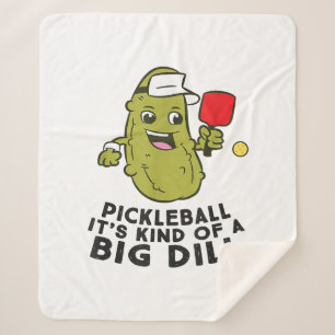 Cobertor Sherpa Pickleball É um tipo de pílula grande