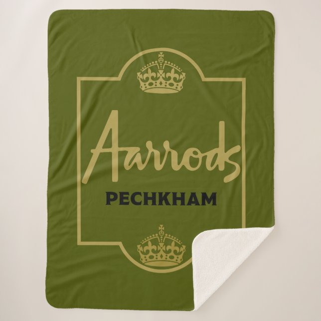 Cobertor Sherpa Picnic britânico (Frente)