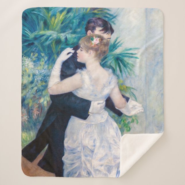 Cobertor Sherpa Pierre-Auguste Renoir - Dança da Cidade (Frente)
