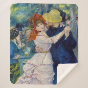 Cobertor Sherpa Pierre-Auguste Renoir - Dança em Bougal