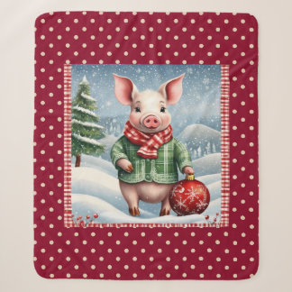 Cobertor Sherpa Piglet Natal