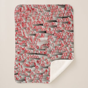 Cobertor Sherpa Pilha de papéis laminados