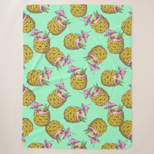 Cobertor Sherpa Pina Colada