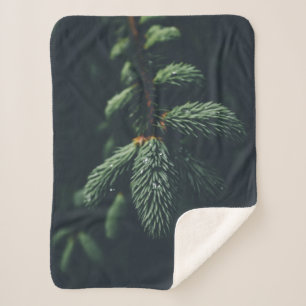 COBERTOR SHERPA PINE CONES