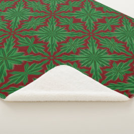 Cobertor Sherpa Pine Mandala Garnet Sherpa Blanket (3 Tamanhos)