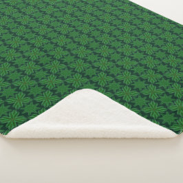 Cobertor Sherpa Pine Snowflakes Forest Sherpa Blanket (3 Dimensões