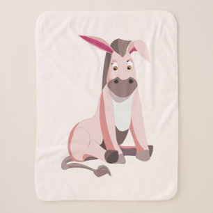 Cobertor Sherpa Pink Donkey