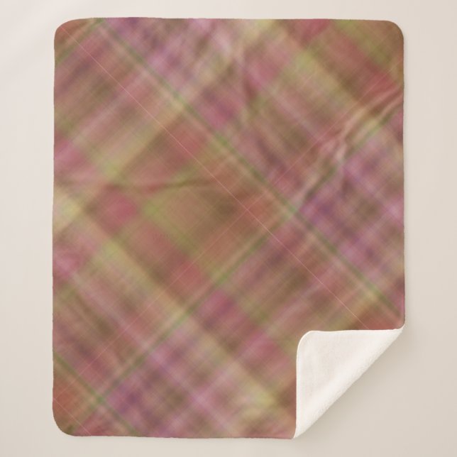 Cobertor Sherpa Pink e Pão Verde do Jardim Preguiçoso (Frente)