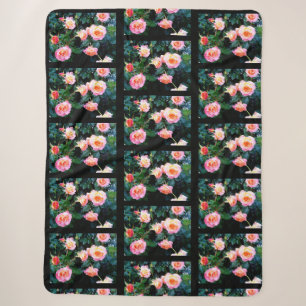 COBERTOR SHERPA PINK ROSES SHERPA BLANKET