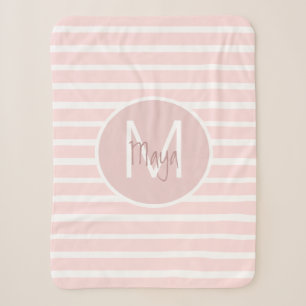 COBERTOR SHERPA PINK STRIPES SHERPA BLANKET