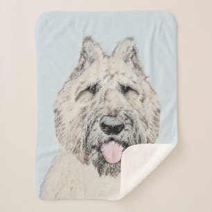 Cobertor Sherpa Pintura Bouvier des Flandres - Arte Cachorra Origi